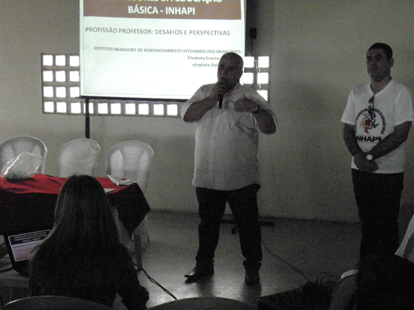 Palestra "Profissão Professor: desafios e perspectivas".