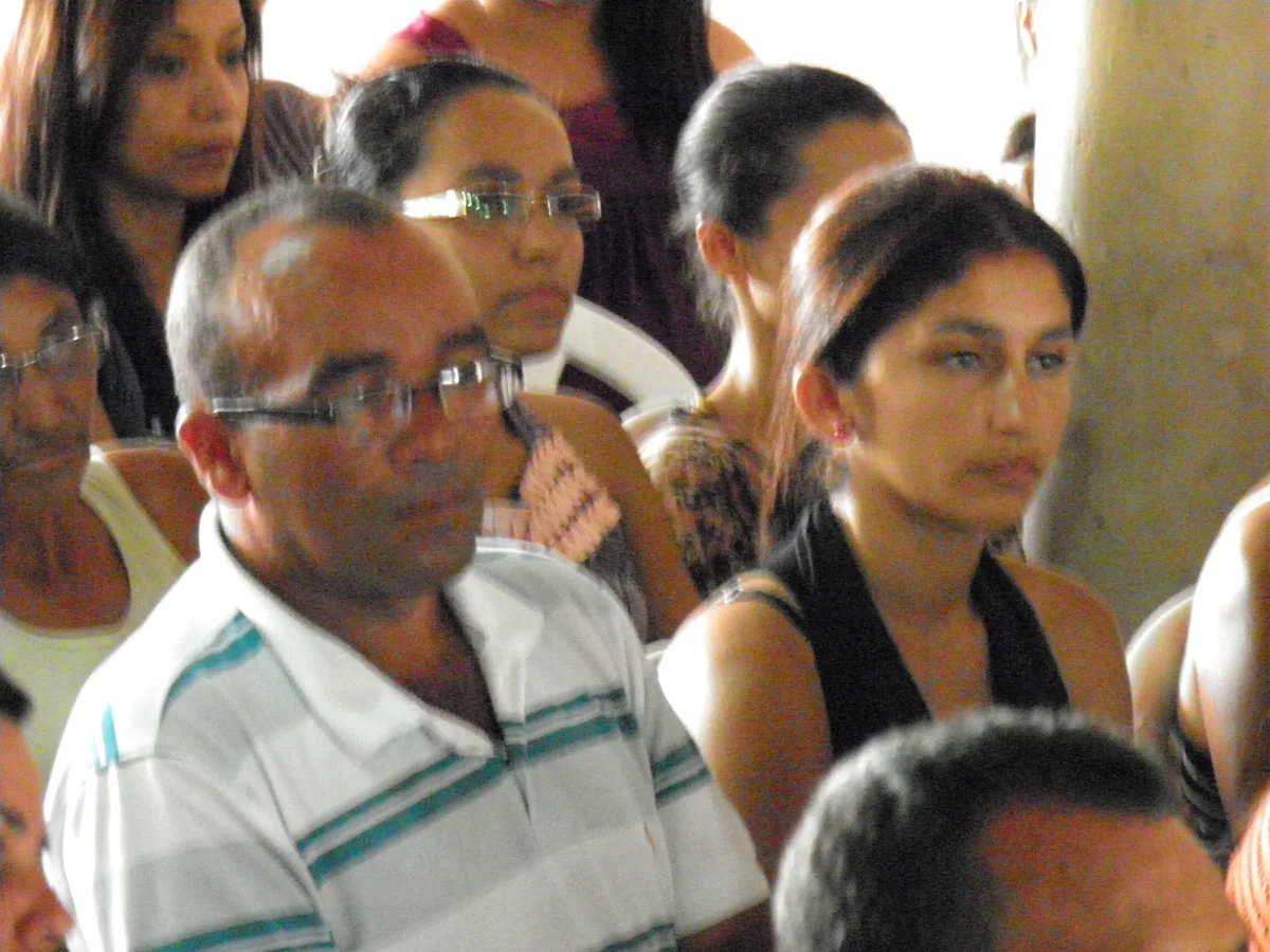 Professores da rede municipal na palestra.